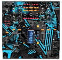 Pioneer DJ DJM 2000 Skin Ridge Blue Light