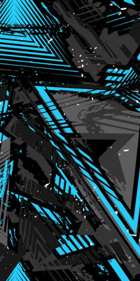 Pioneer DJ DJM 707 Skin Ridge Blue Light