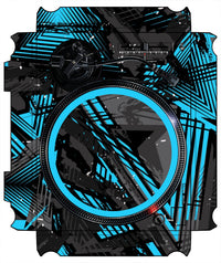 Technics 1200 / 1210 MK7 VERTICAL Skin Ridge Blue Light