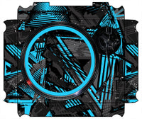 Technics 1200 / 1210 MK7 Skin Ridge Blue Light