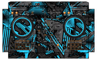 Pioneer DJ DDJ FLX 4 Skin Ridge Blue Light