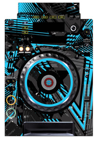 Pioneer DJ CDJ 900 Skin Ridge Blue Light