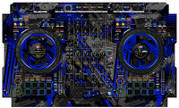 Pioneer DJ DDJ FLX10 Skin Ridge Blue