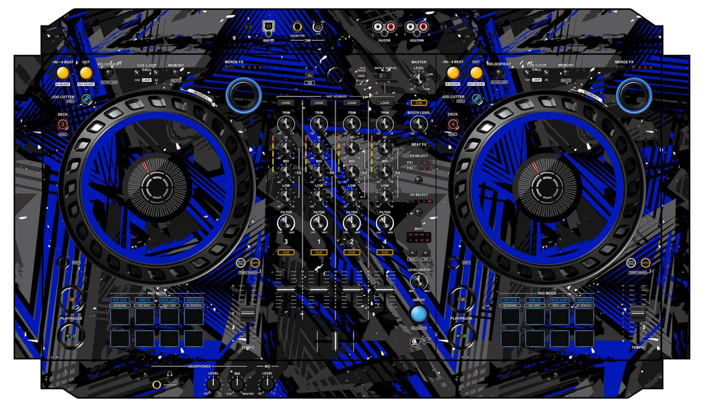 Pioneer DJ DDJ FLX6 Skin Ridge Blue