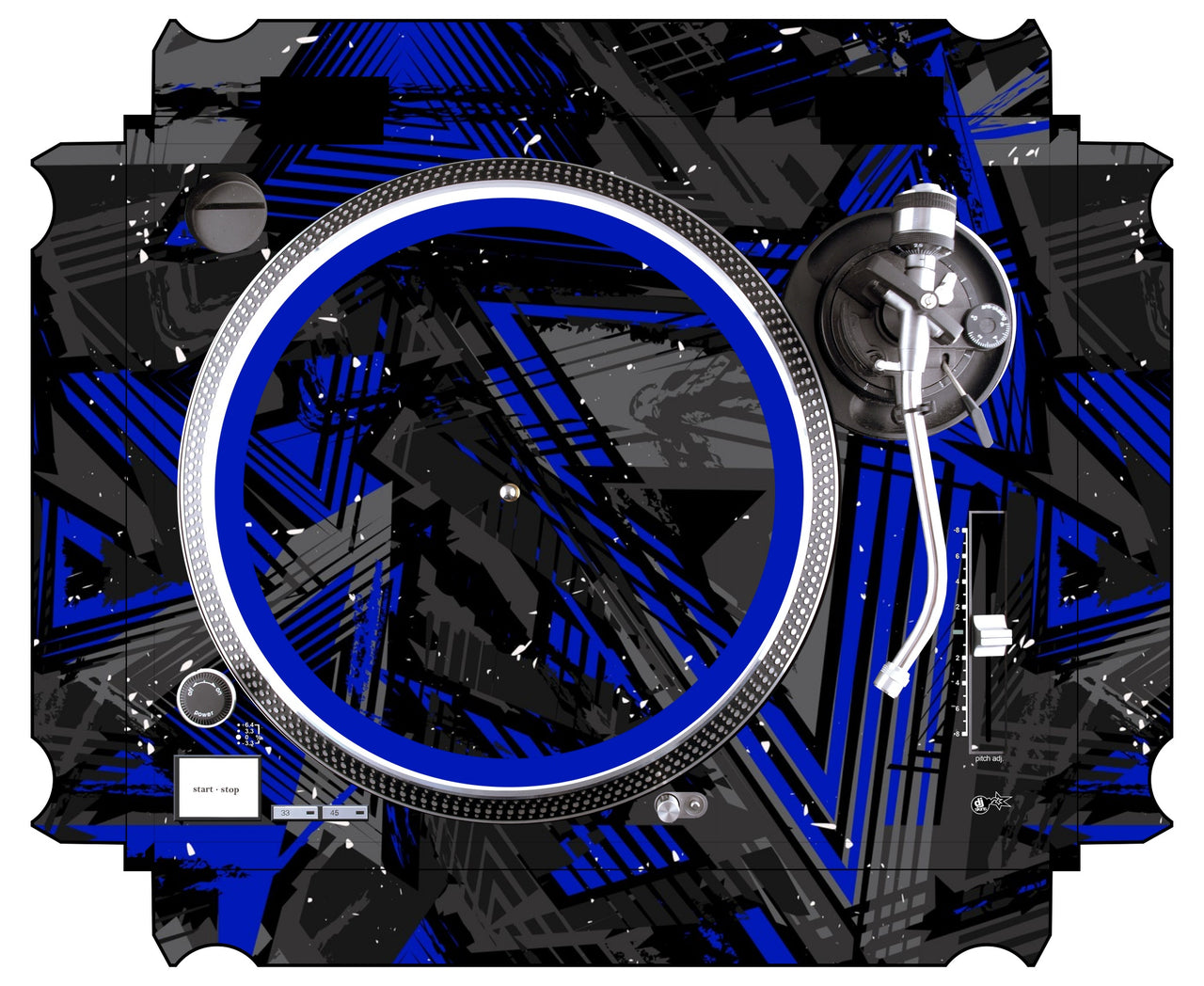 Technics 1200 / 1210 MK2 Skin Ridge Blue