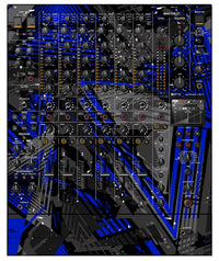Pioneer DJ DJM V10 LF Skin Ridge Blue