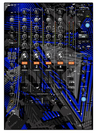 Pioneer DJ DJM 750 MK2 Skin Ridge Blue