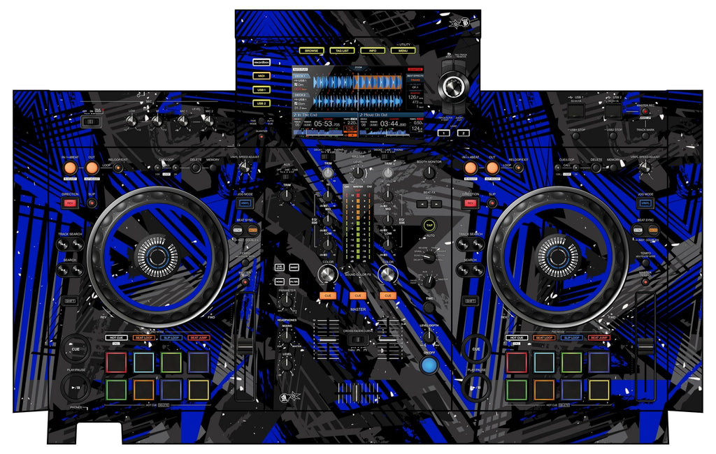 Pioneer DJ XDJ RX 2 Skin Ridge Blue