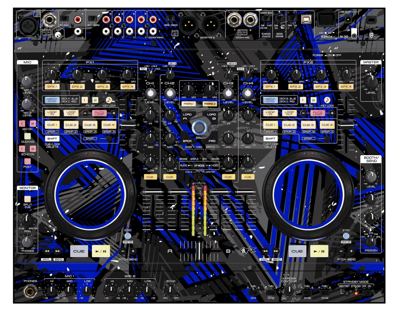 Denon DJ MC 6000 Skin Ridge Blue