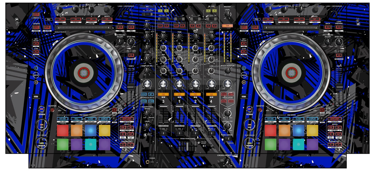 Pioneer DJ DDJ SZ 2 Skin Ridge Blue
