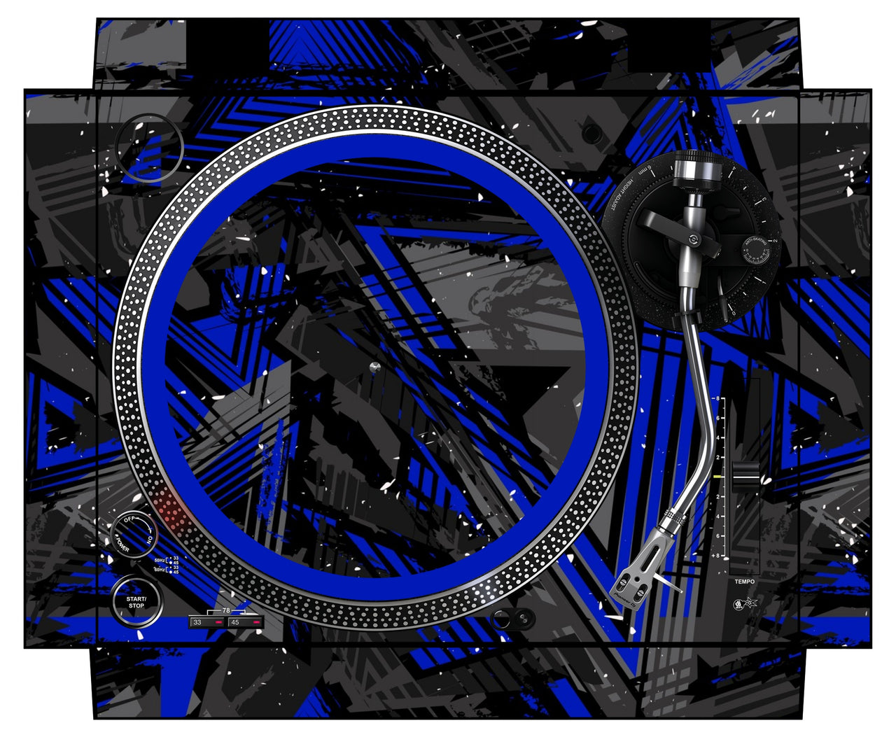 Pioneer DJ PLX 500 Skin Ridge Blue