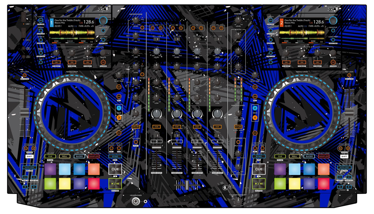 Denon DJ MCX 8000 Skin Ridge Blue
