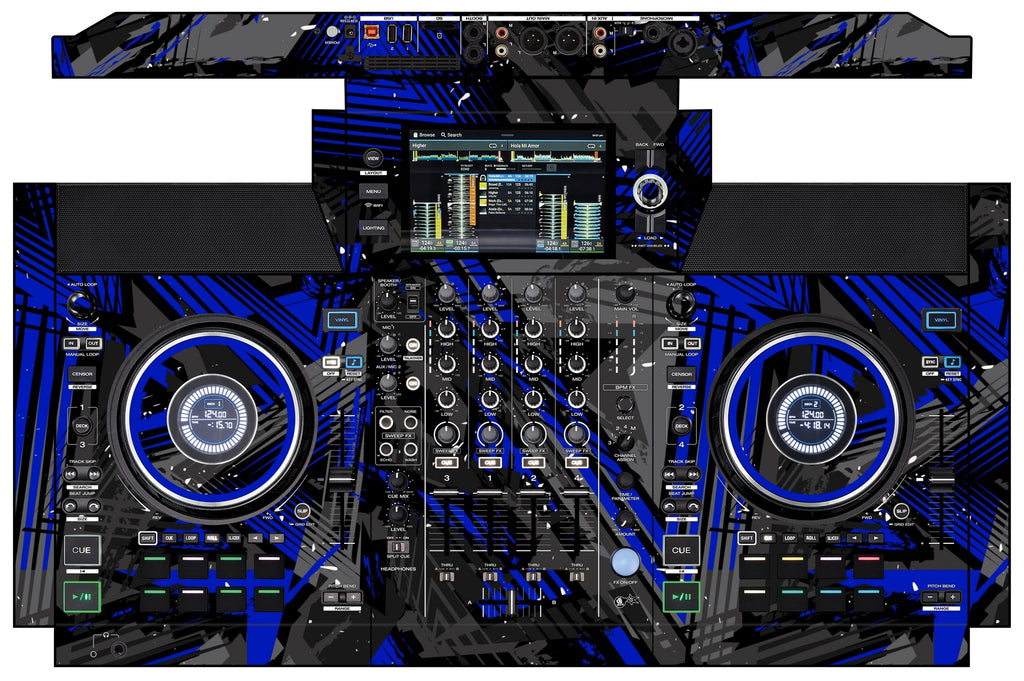 Denon DJ SC Live 4 Skin Ridge Blue