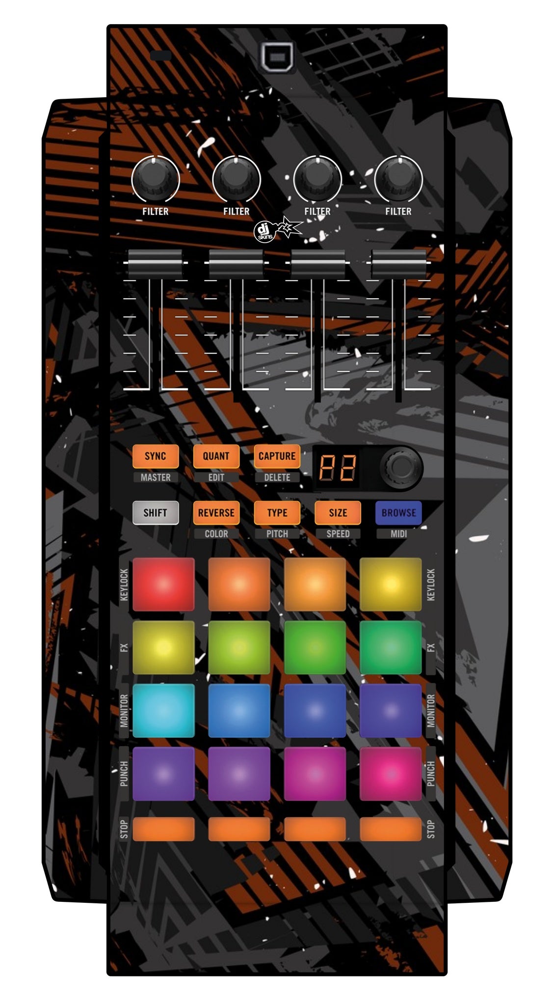 Native Instruments F1 Skin Ridge Brown