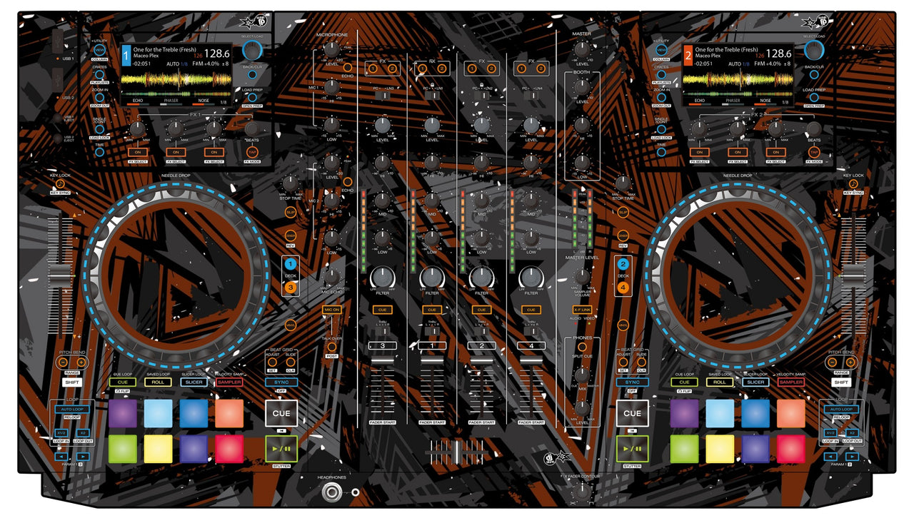 Denon DJ MCX 8000 Skin Ridge Brown