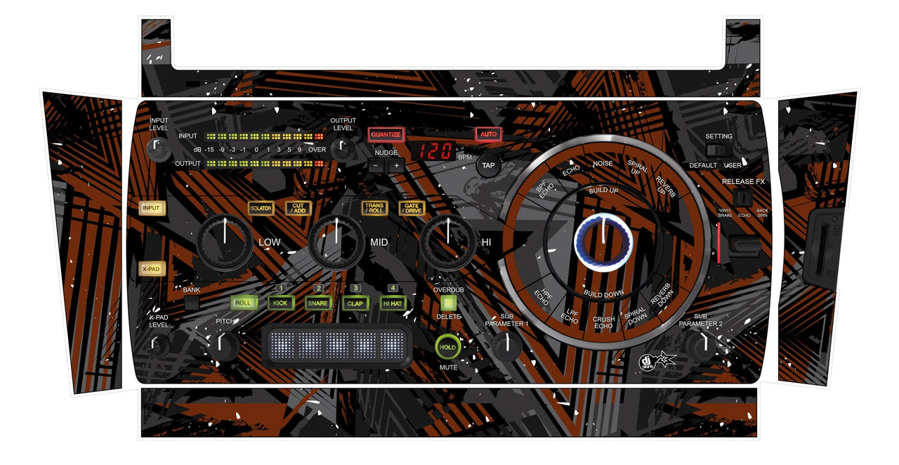 Pioneer DJ RMX 1000 Skin Ridge Brown