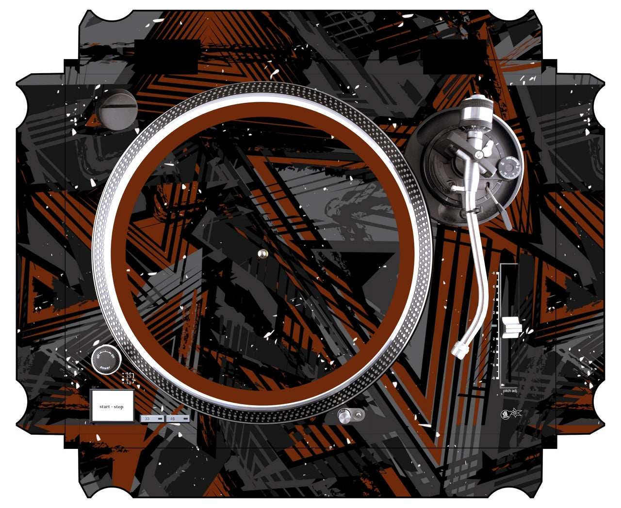 Technics 1200 / 1210 MK2 Skin Ridge Brown