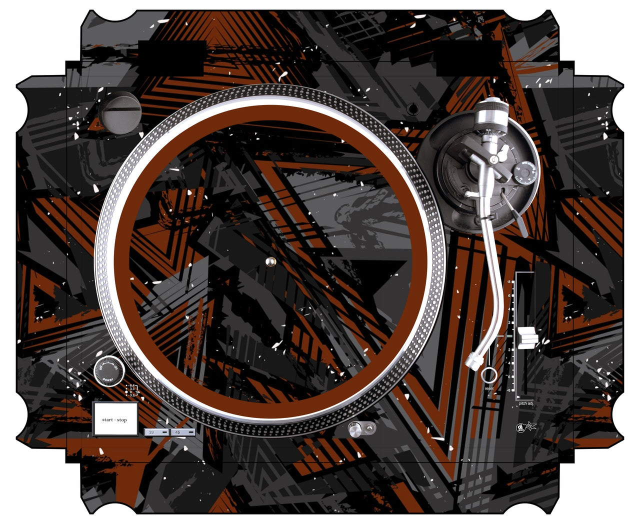 Technics 1200 / 1210 MK5 Skin Ridge Brown