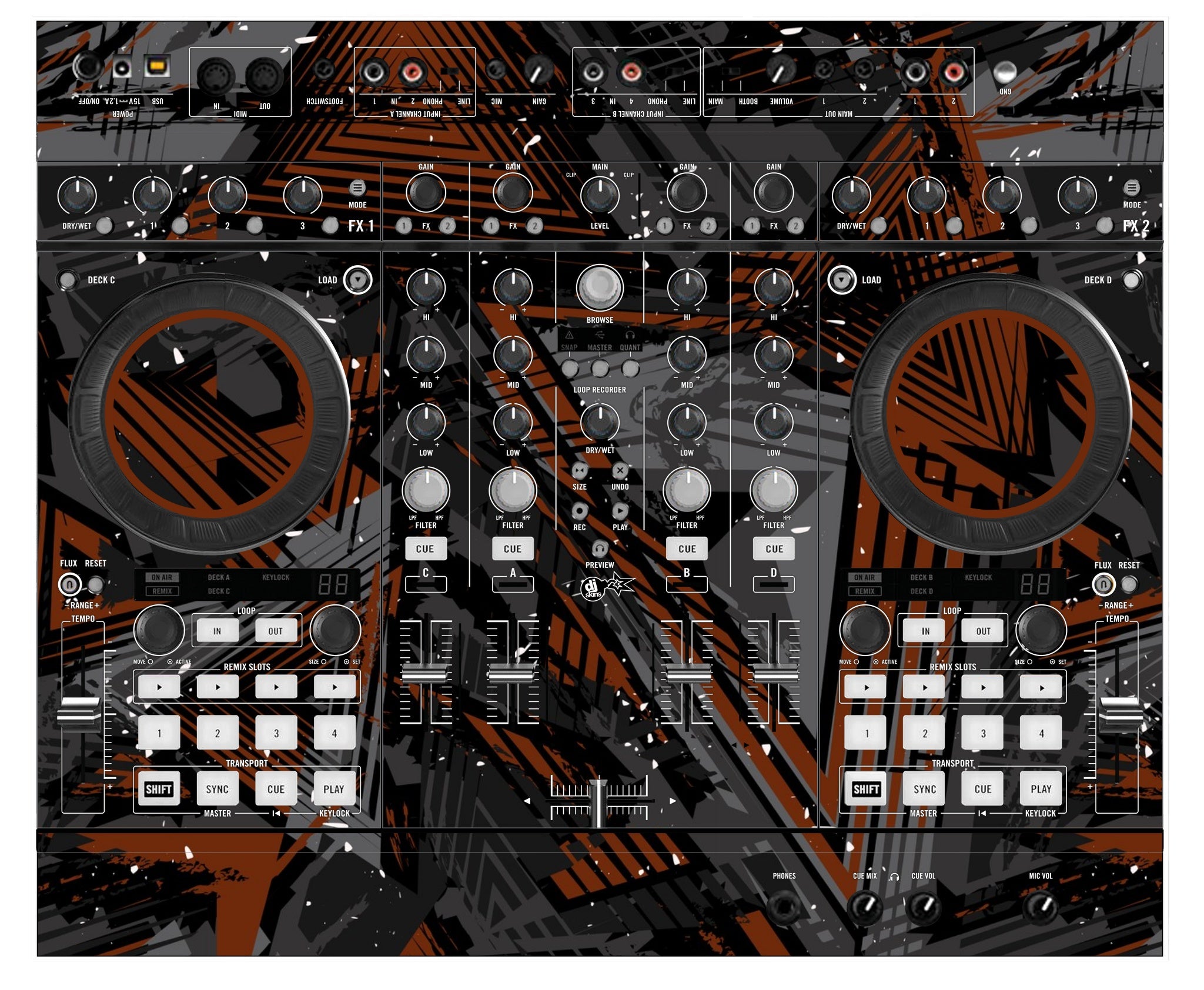 Native Instruments S4 MK2 Skin Ridge Brown