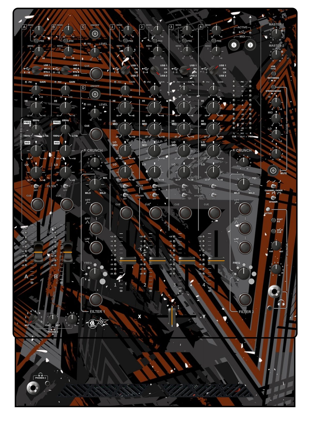 Allen and Heath XONE 96 Skin Ridge Brown