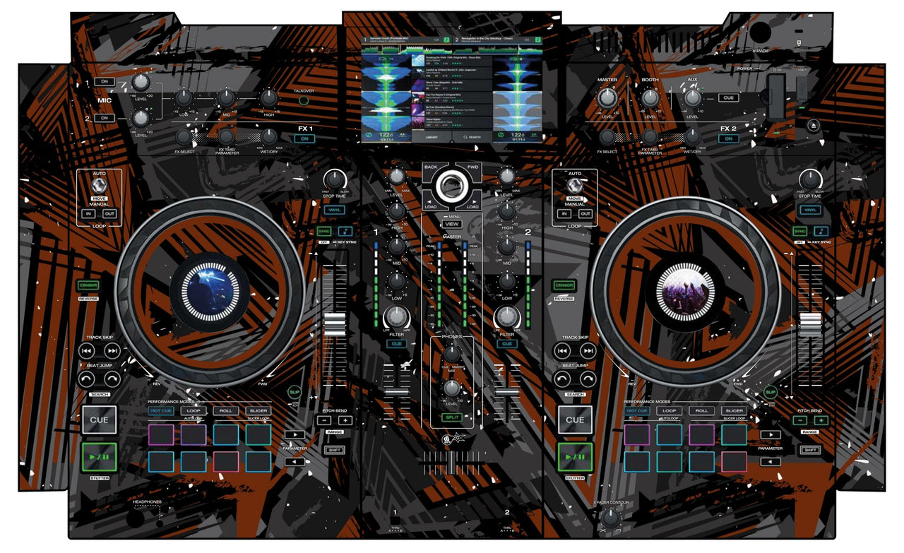 Denon DJ PRIME 2 Skin Ridge Brown