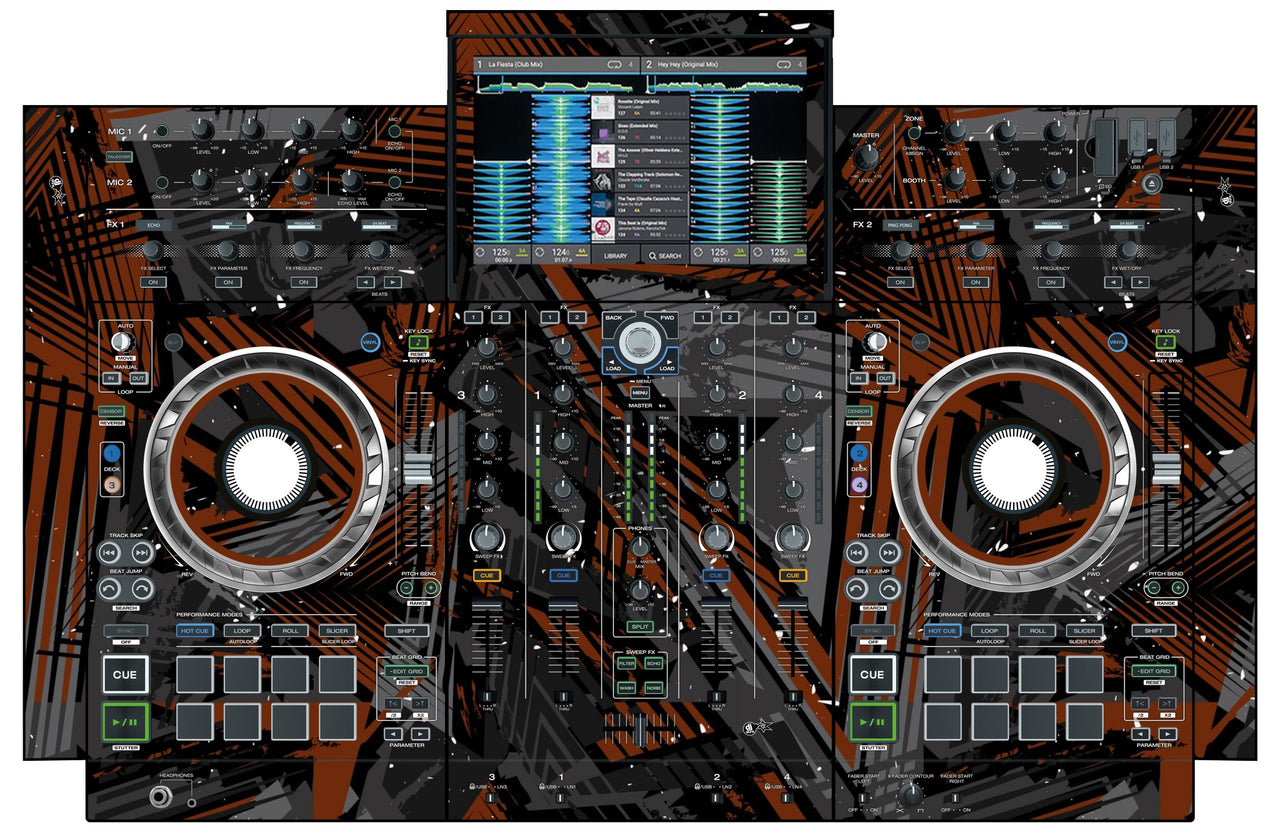 Denon DJ PRIME 4 Skin Ridge Brown