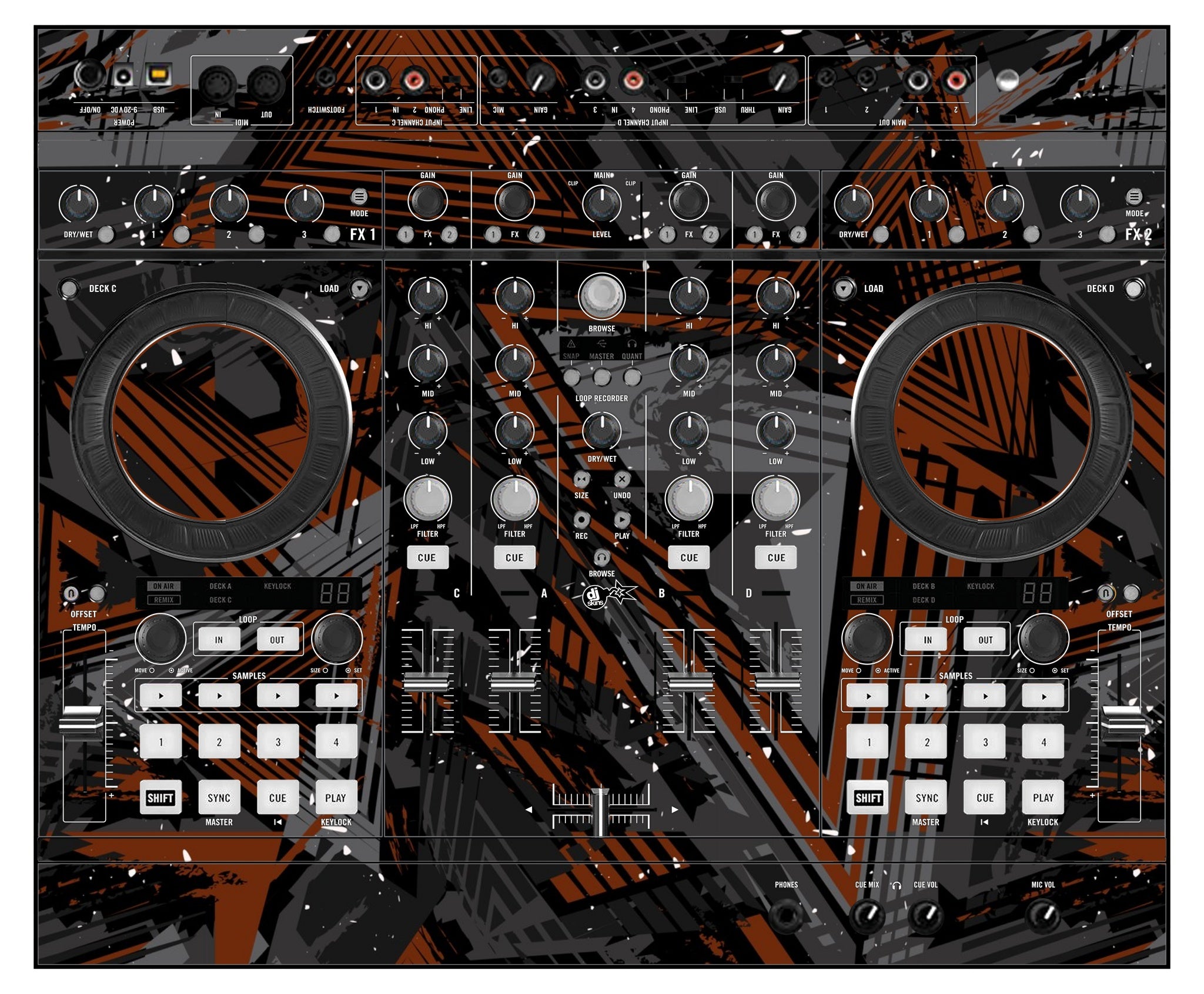 Native Instruments S4 MK1 Skin Ridge Brown