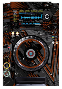 Pioneer DJ CDJ 2000 NEXUS Skin Ridge Brown