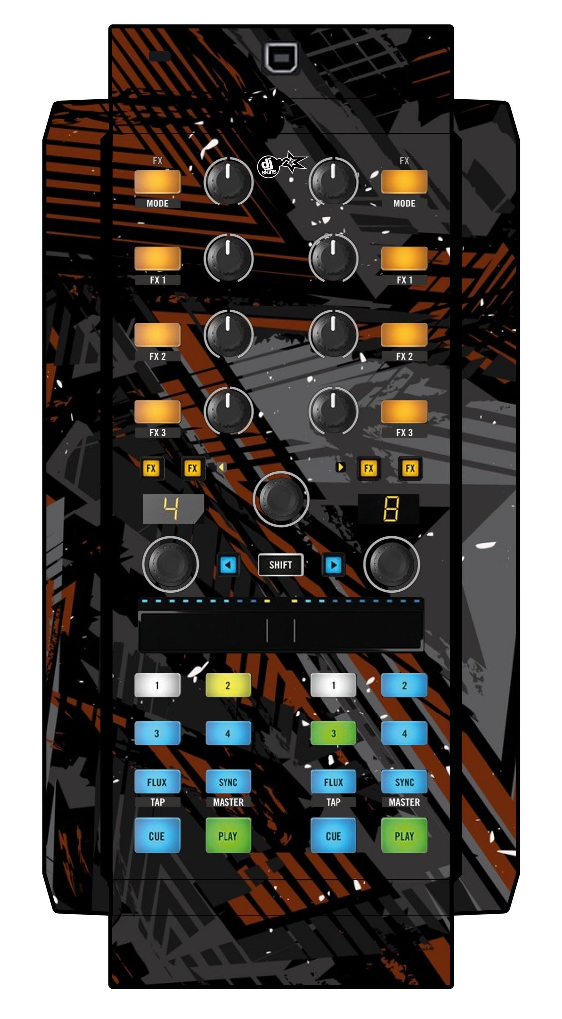 Native Instruments X1 MK2 Skin Ridge Brown