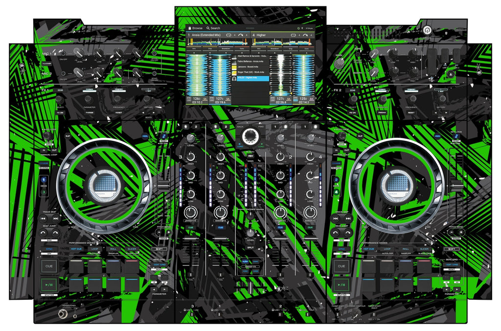 Denon DJ PRIME 4+ Skin Ridge Green