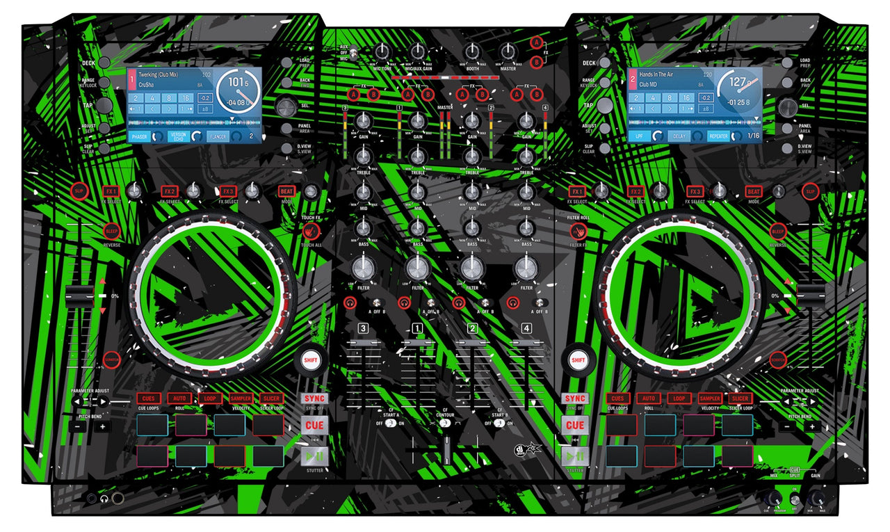Numark NV Skin Ridge Green