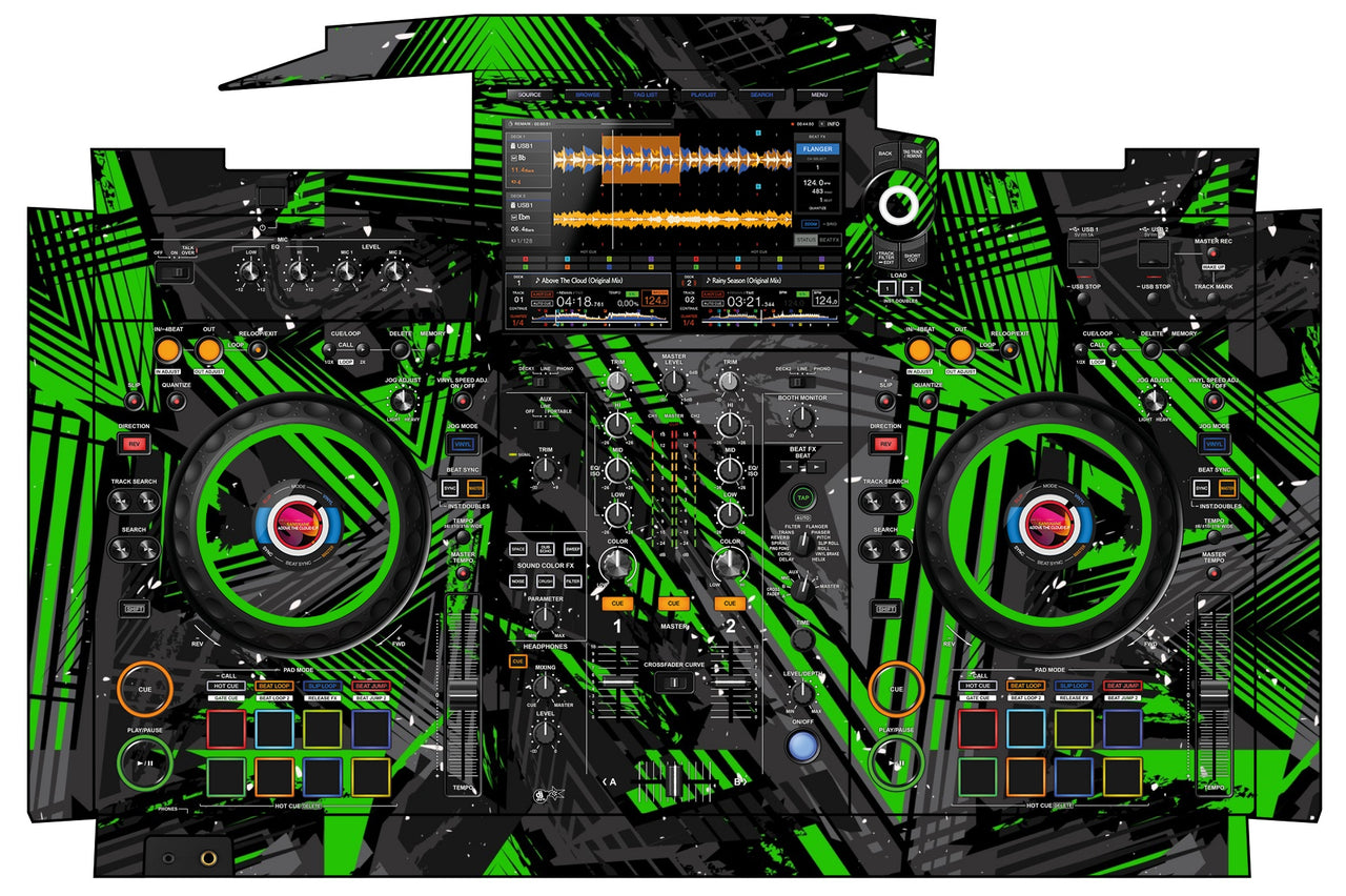 Pioneer DJ XDJ RX 3 Skin Ridge Green