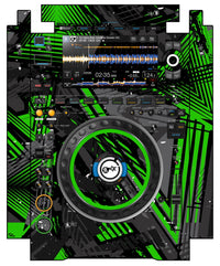 Pioneer DJ CDJ 3000 incl. SIDES Skin Ridge Green