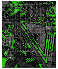 Pioneer DJ DJM V10 Skin Ridge Green