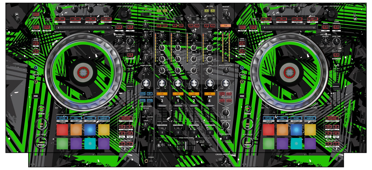 Pioneer DJ DDJ SZ Skin Ridge Green