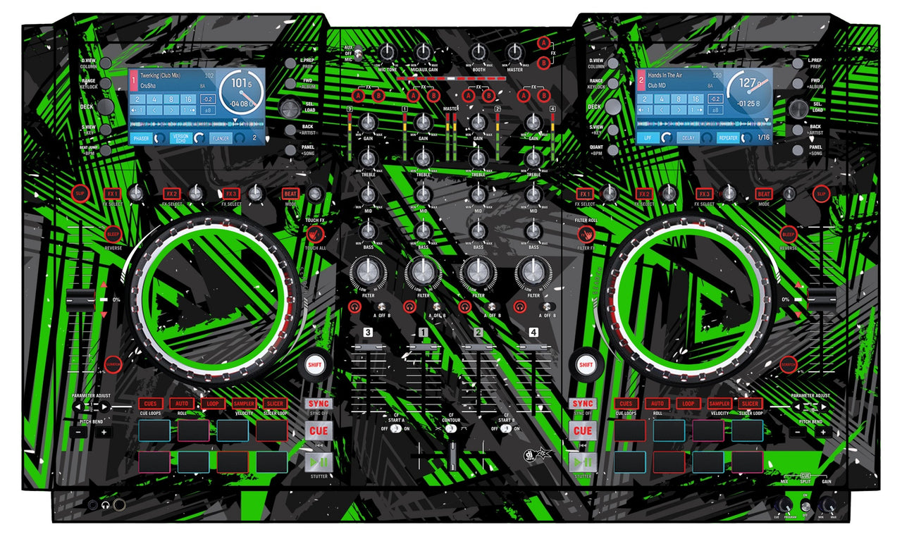 Numark NV 2 Skin Ridge Green
