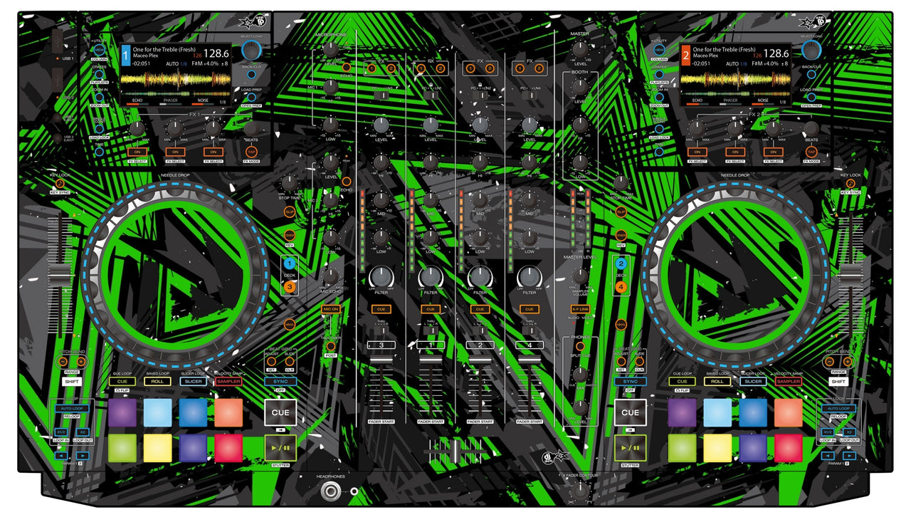 Denon DJ MCX 8000 Skin Ridge Green