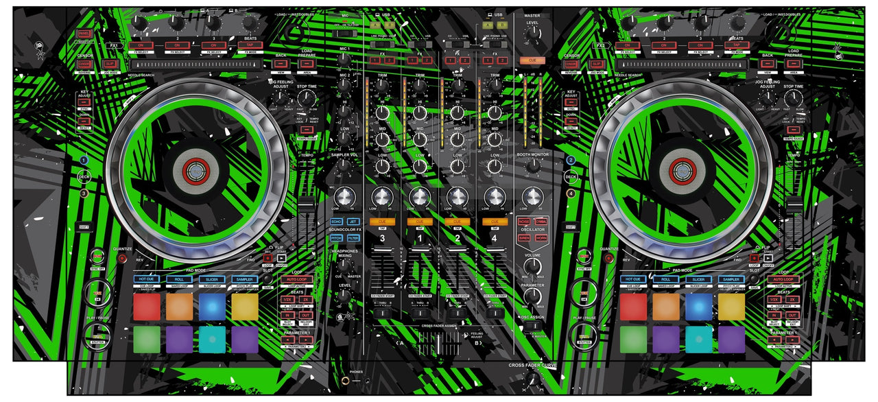 Pioneer DJ DDJ SZ 2 Skin Ridge Green
