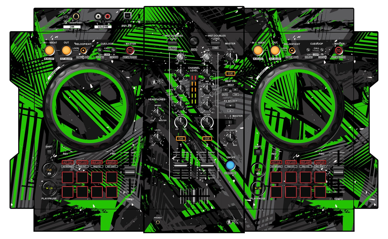 Pioneer DJ DDJ 400 Skin Ridge Green