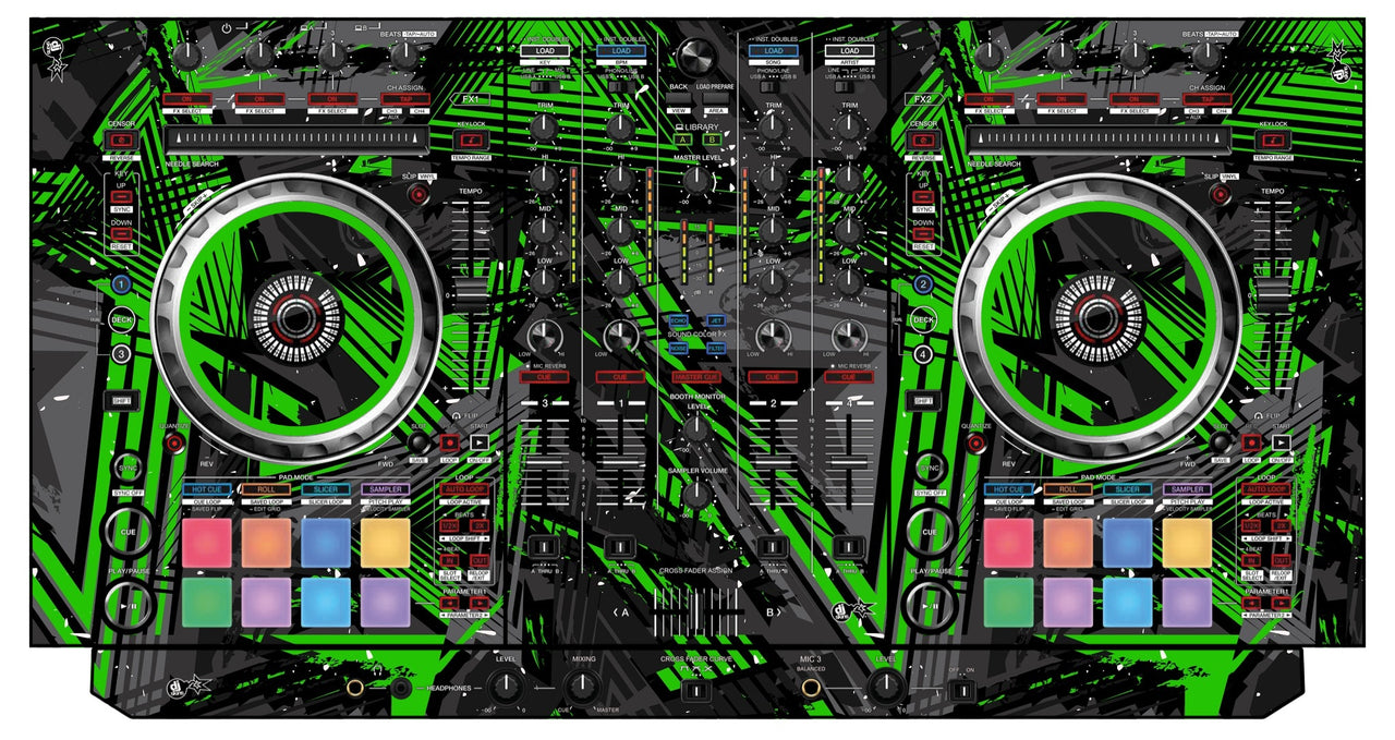 Pioneer DJ DDJ SX 3 Skin Ridge Green