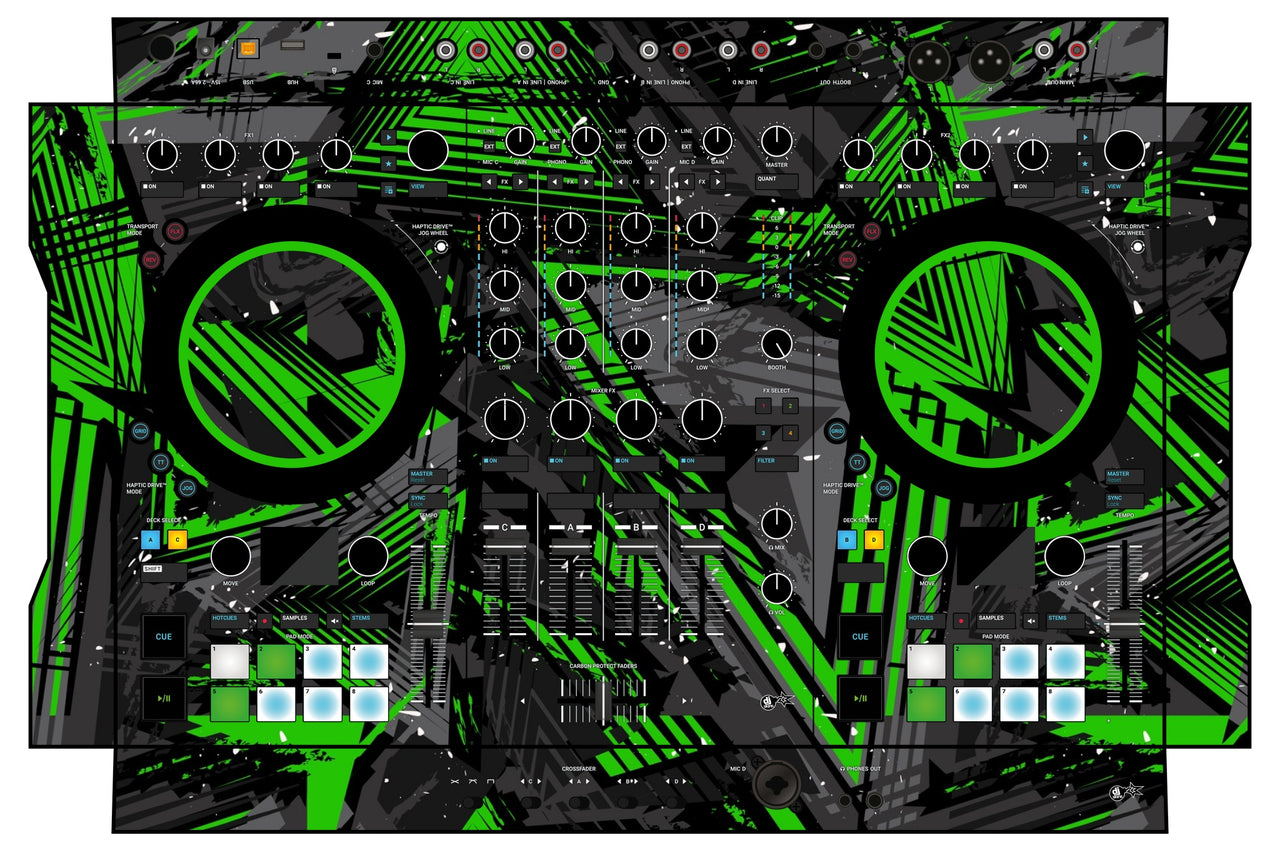 Native Instruments S4 MK3 Skin Ridge Green
