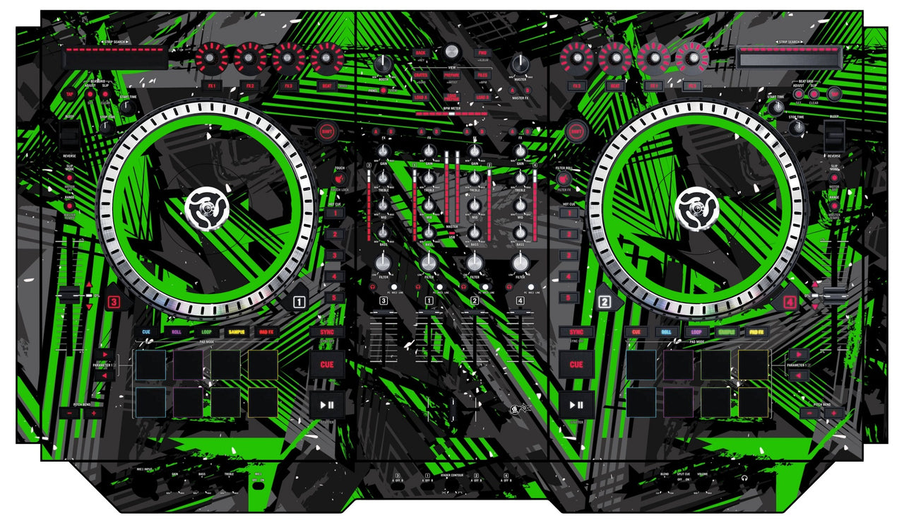 Numark NS 7 II Skin Ridge Green