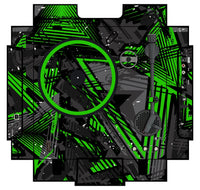 Numark PT 01 incl. Sides Skin Ridge Green