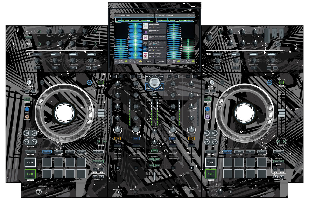 Denon DJ PRIME 4 Skin Ridge Grey
