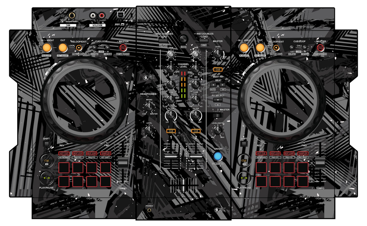 Pioneer DJ DDJ 400 Skin Ridge Grey