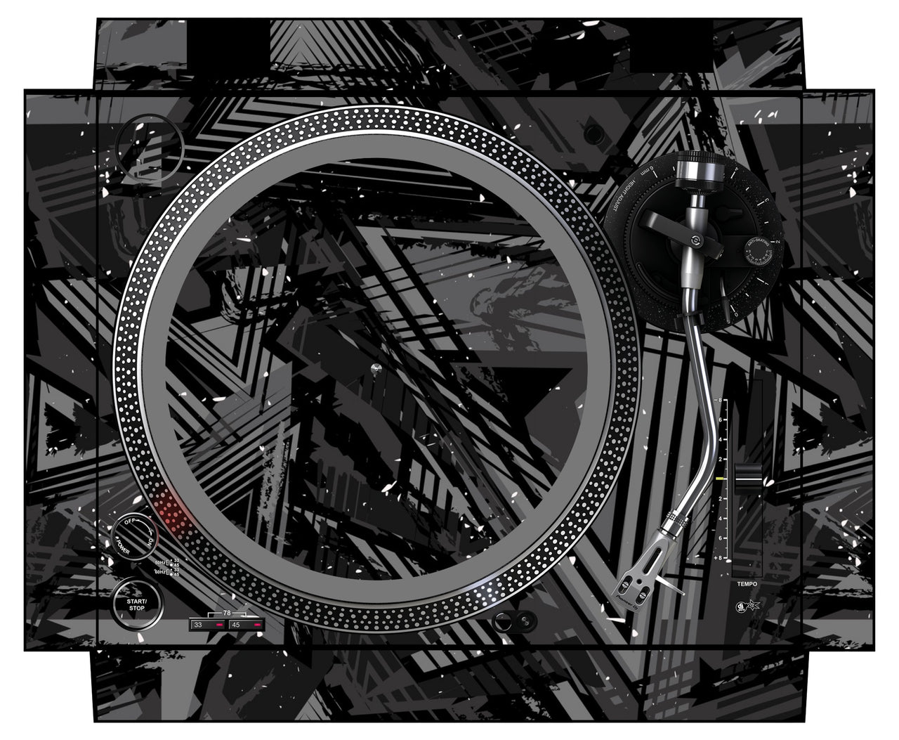 Pioneer DJ PLX 500 Skin Ridge Grey