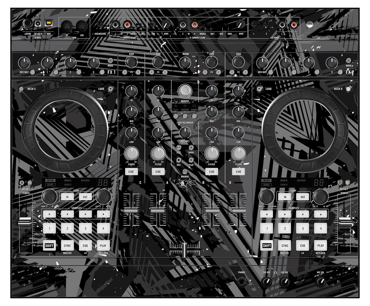 Native Instruments S4 MK1 Skin Ridge Grey