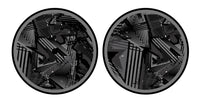 Universal Vinyl Labelsticker (10.2 cm - REGULAR) Skin Ridge Grey