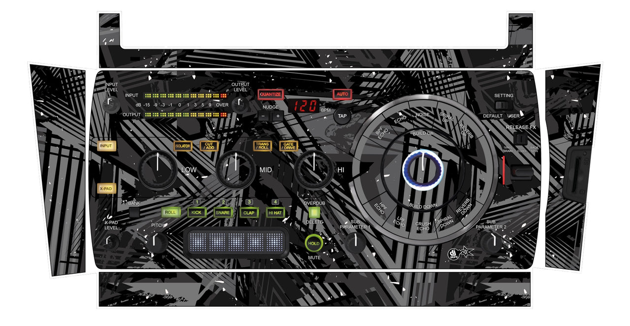 Pioneer DJ RMX 1000 Skin Ridge Grey