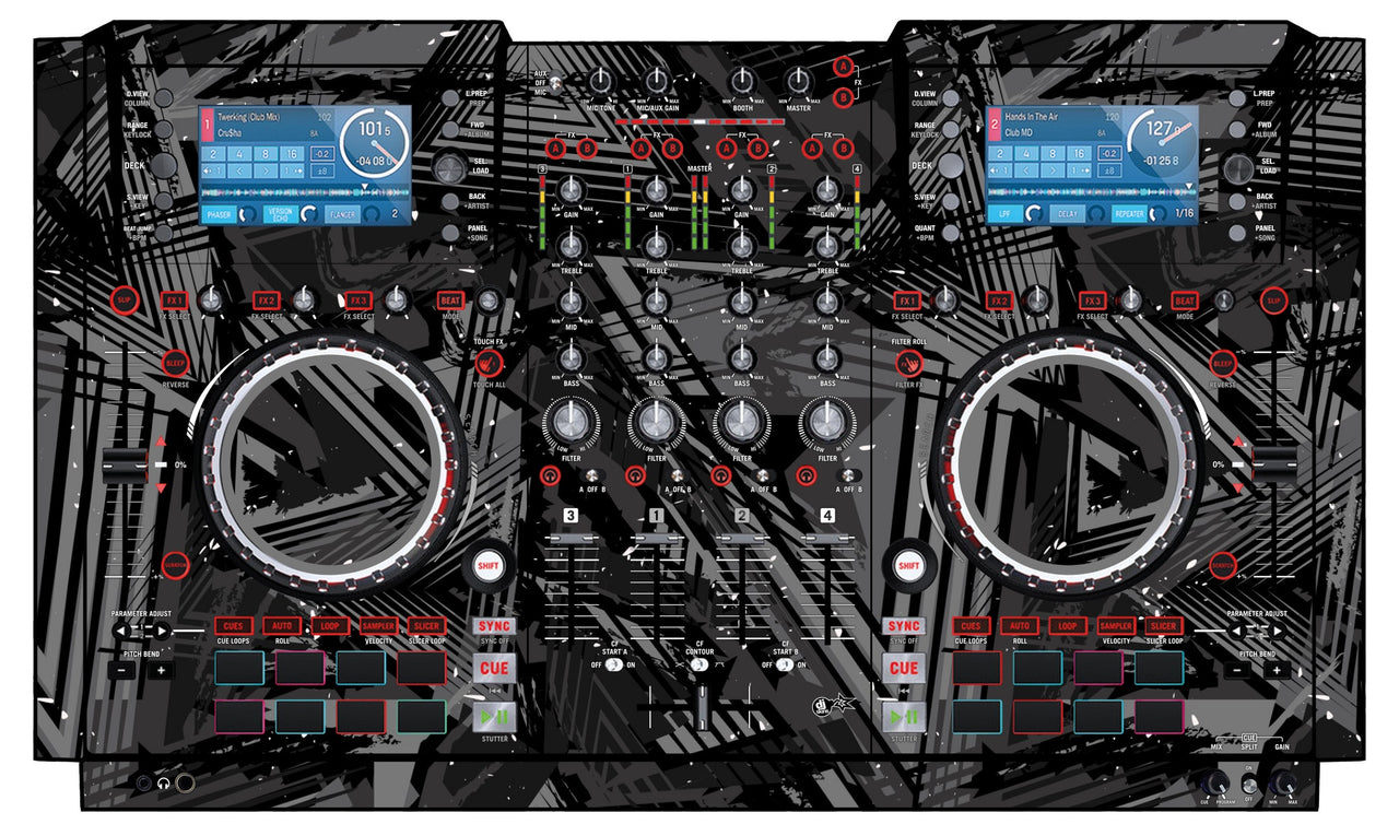 Numark NV 2 Skin Ridge Grey